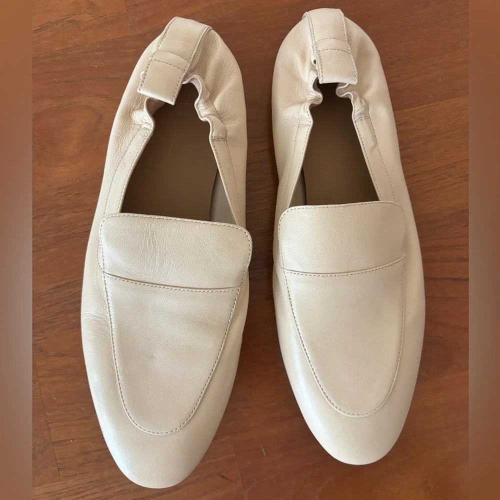 NWOT Everlane The Day Loafer Italian Leather Cashew Beige - size 10 - Picture 3 of 8